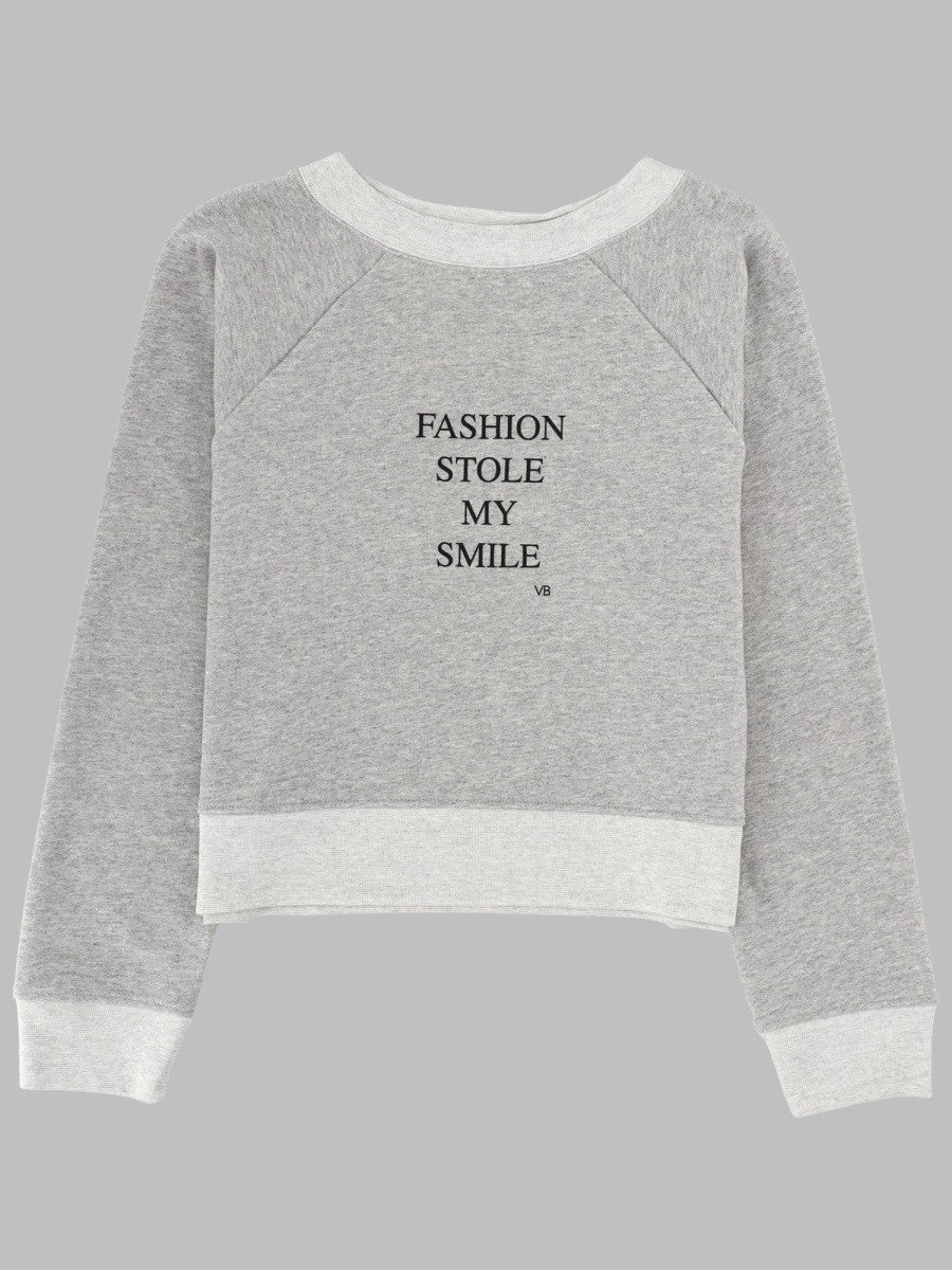 Victoria Beckham - Woman - Grey - Sweatshirt