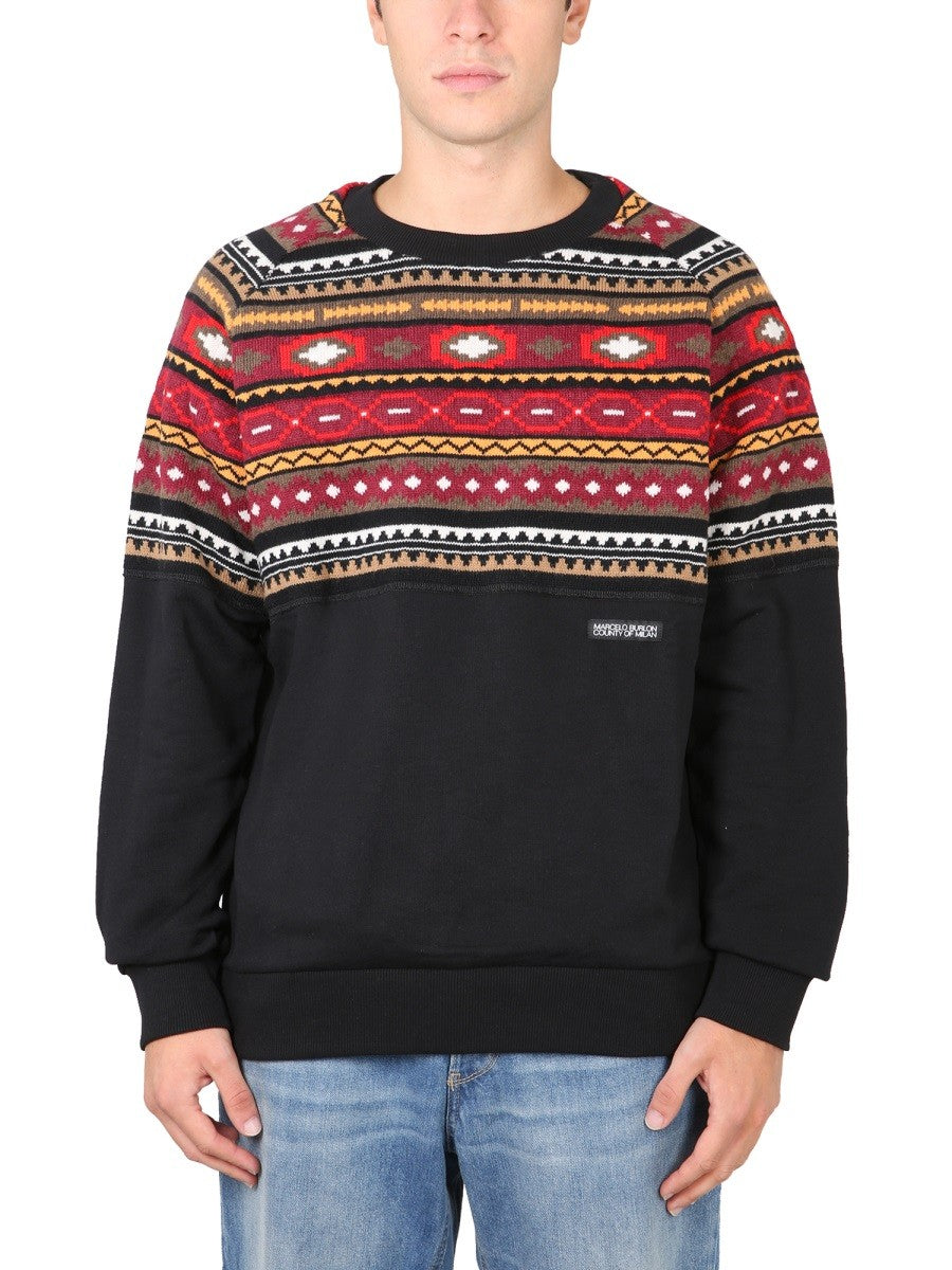 MARCELO BURLON COUNTY OF MILAN - Man - Black - Sweater