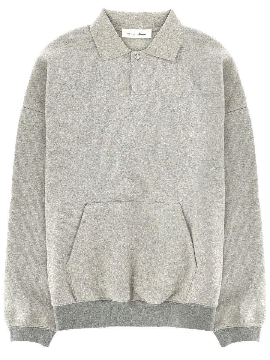 FEAR OF GOD ESSENTIALS - Man - Grey - Sweatshirt