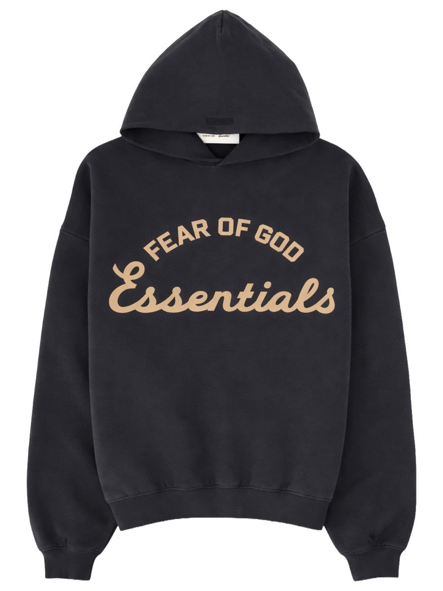 FEAR OF GOD ESSENTIALS - Man - Black - Sweatshirt