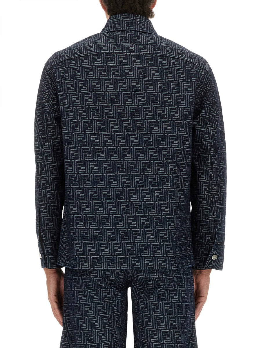 Fendi - Man - Blue - Shirt