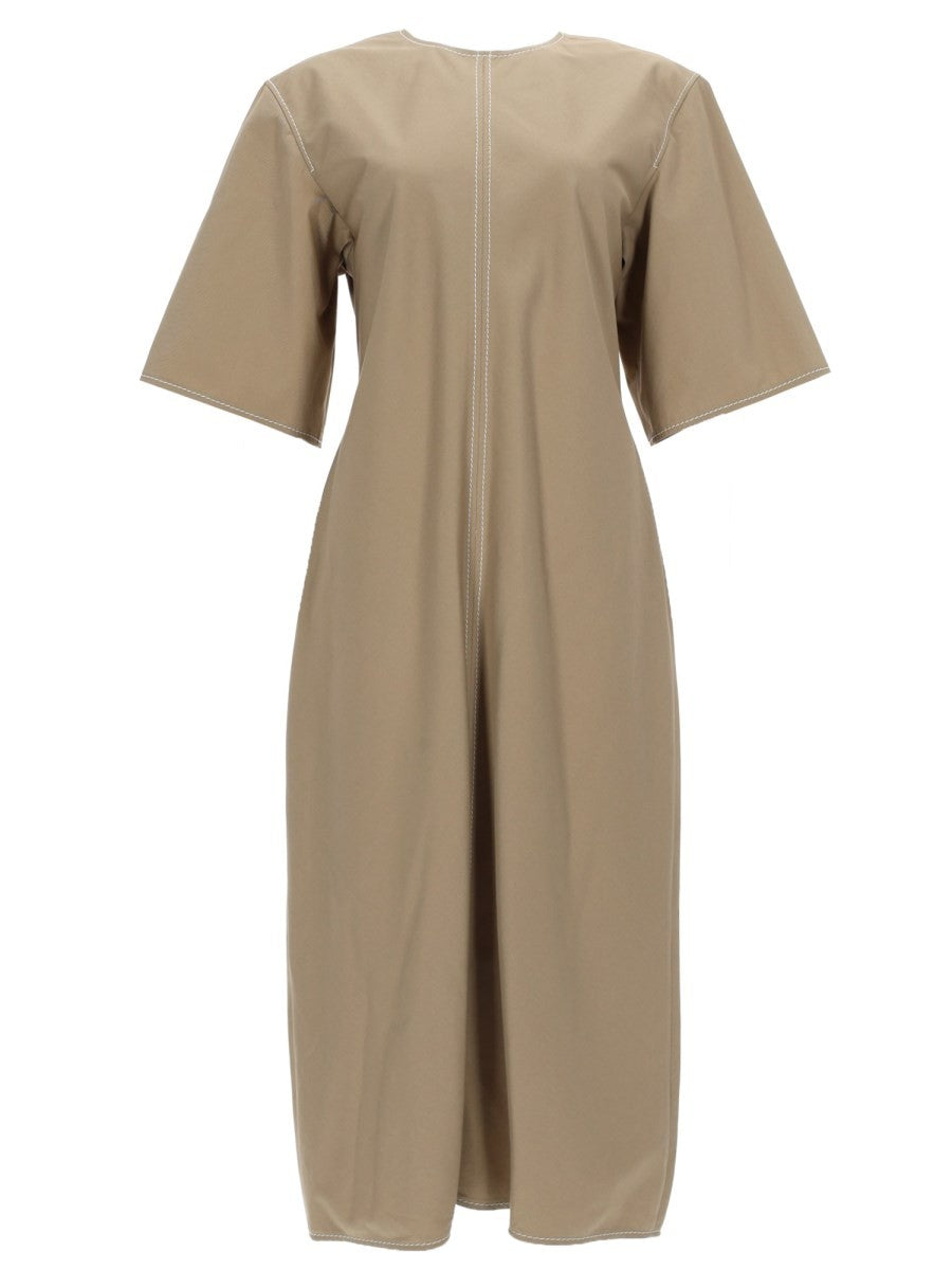 AMI PARIS - Woman - Beige - Dress