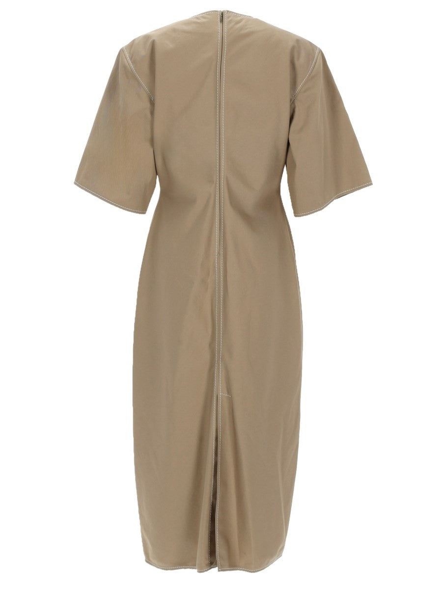 AMI PARIS - Woman - Beige - Dress