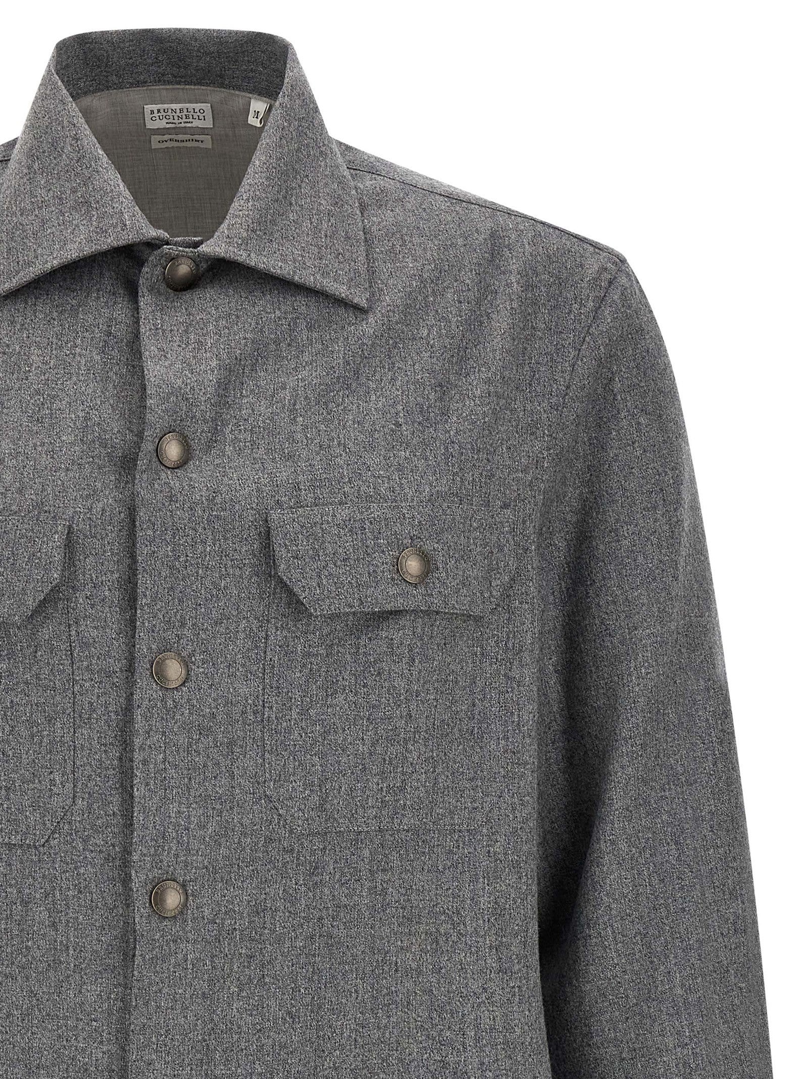 Brunello Cucinelli - nan - Grey - Shirt