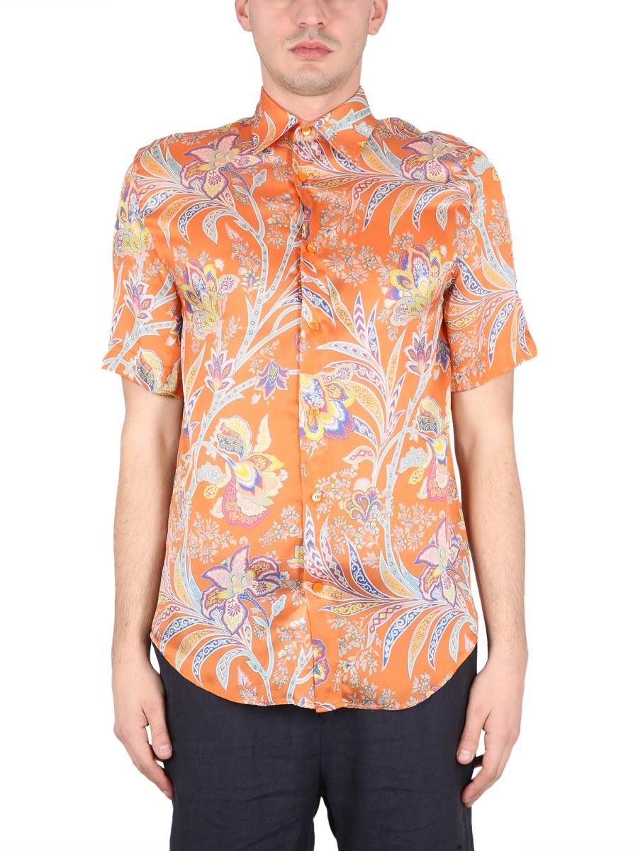 Etro - Man - Orange - Shirt