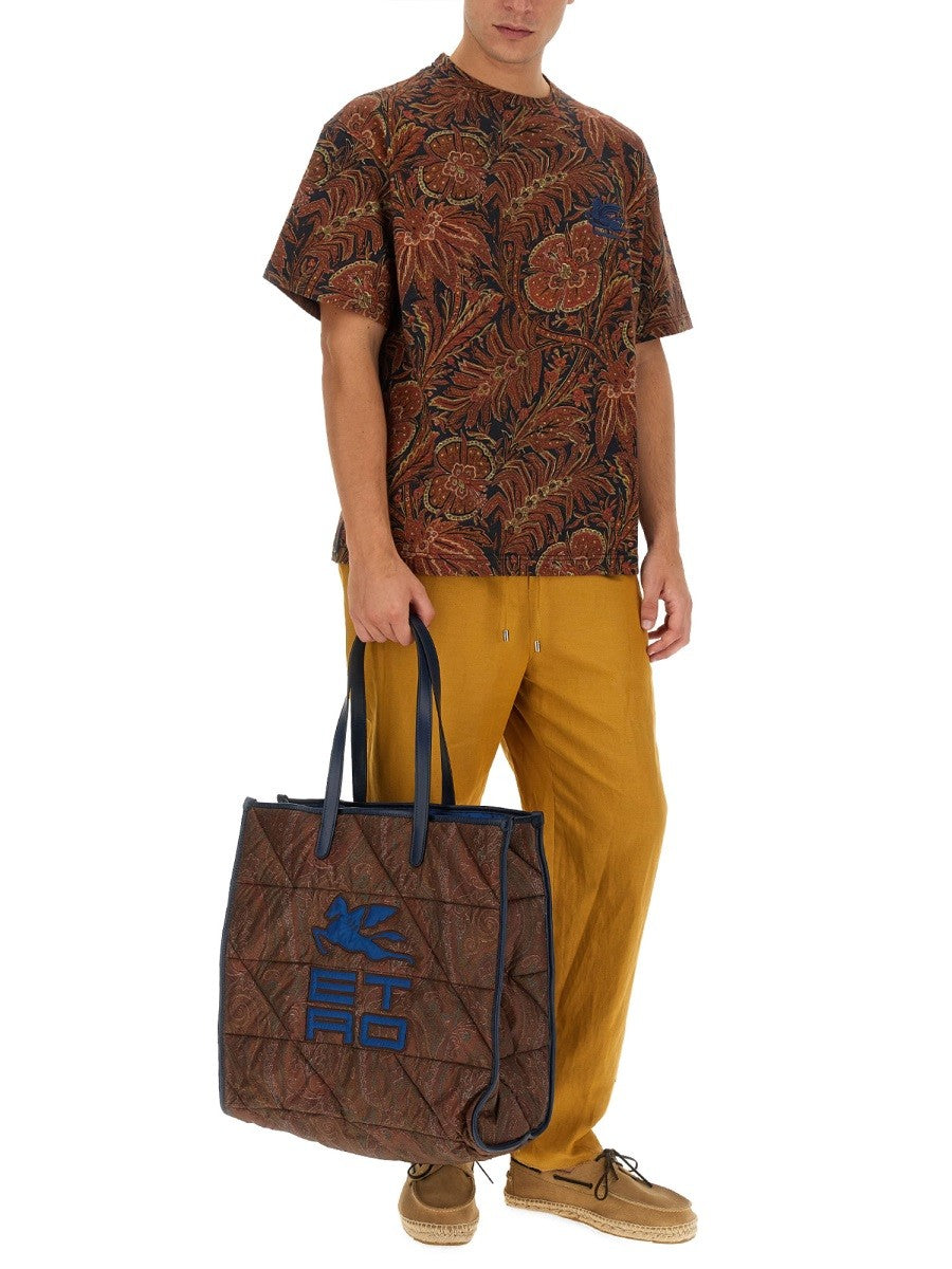 Etro - Man - Blue - T-shirt