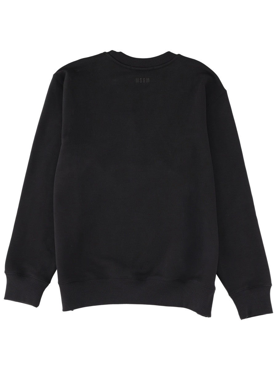 msgm - Man - Black - Sweatshirt
