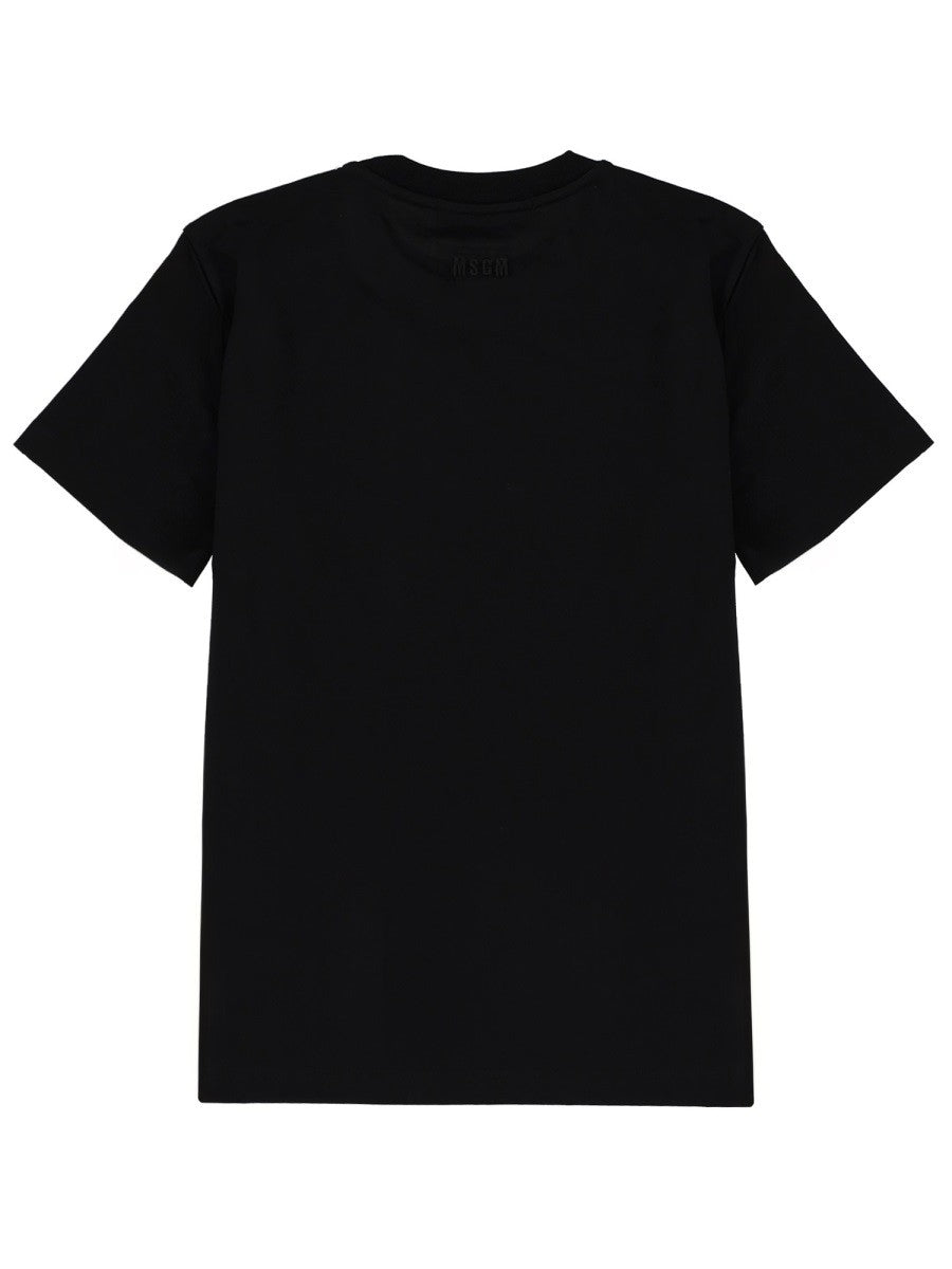 msgm - Woman - Black - T-shirt