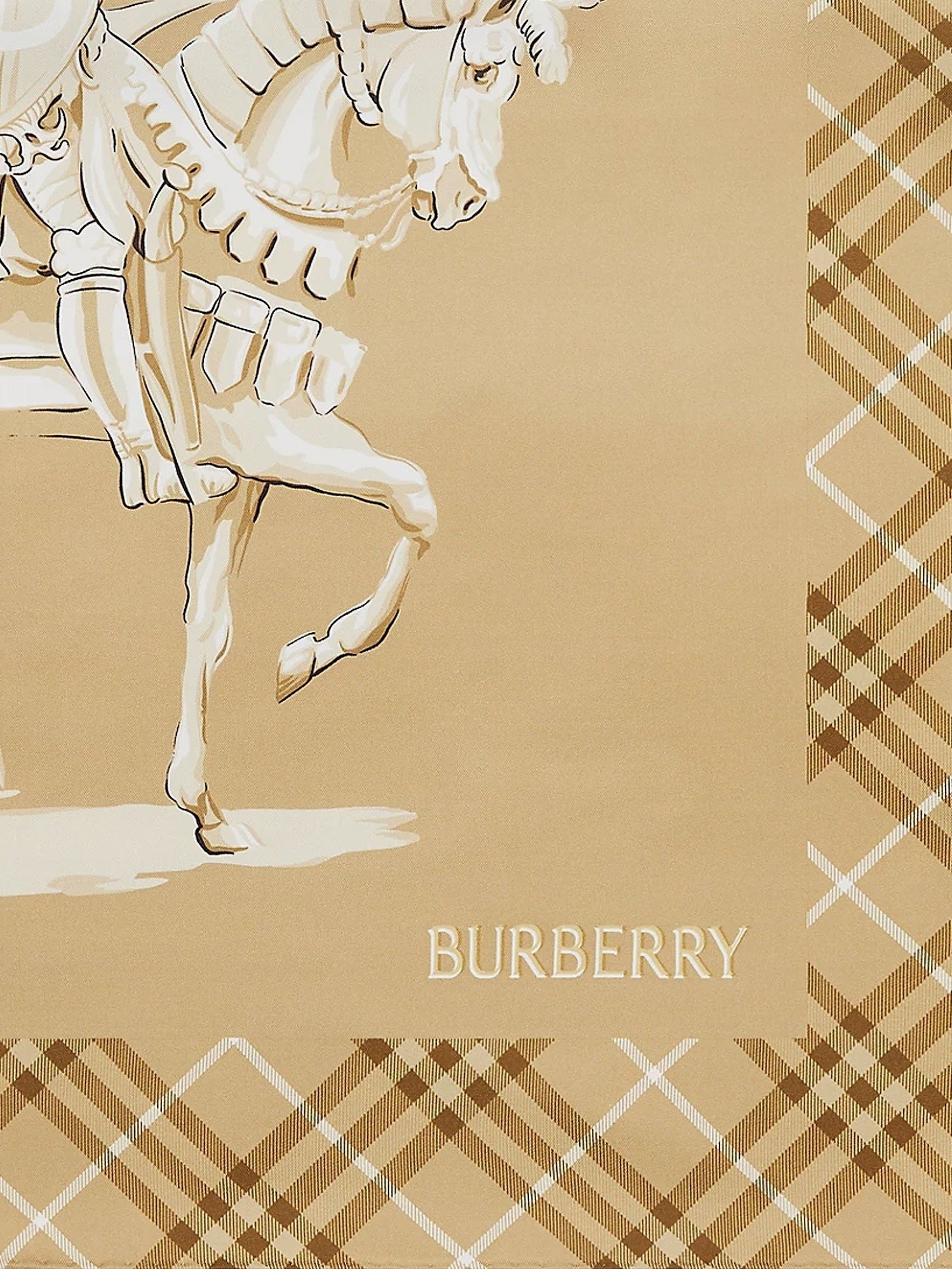 Burberry - Woman - Beige - Scarf