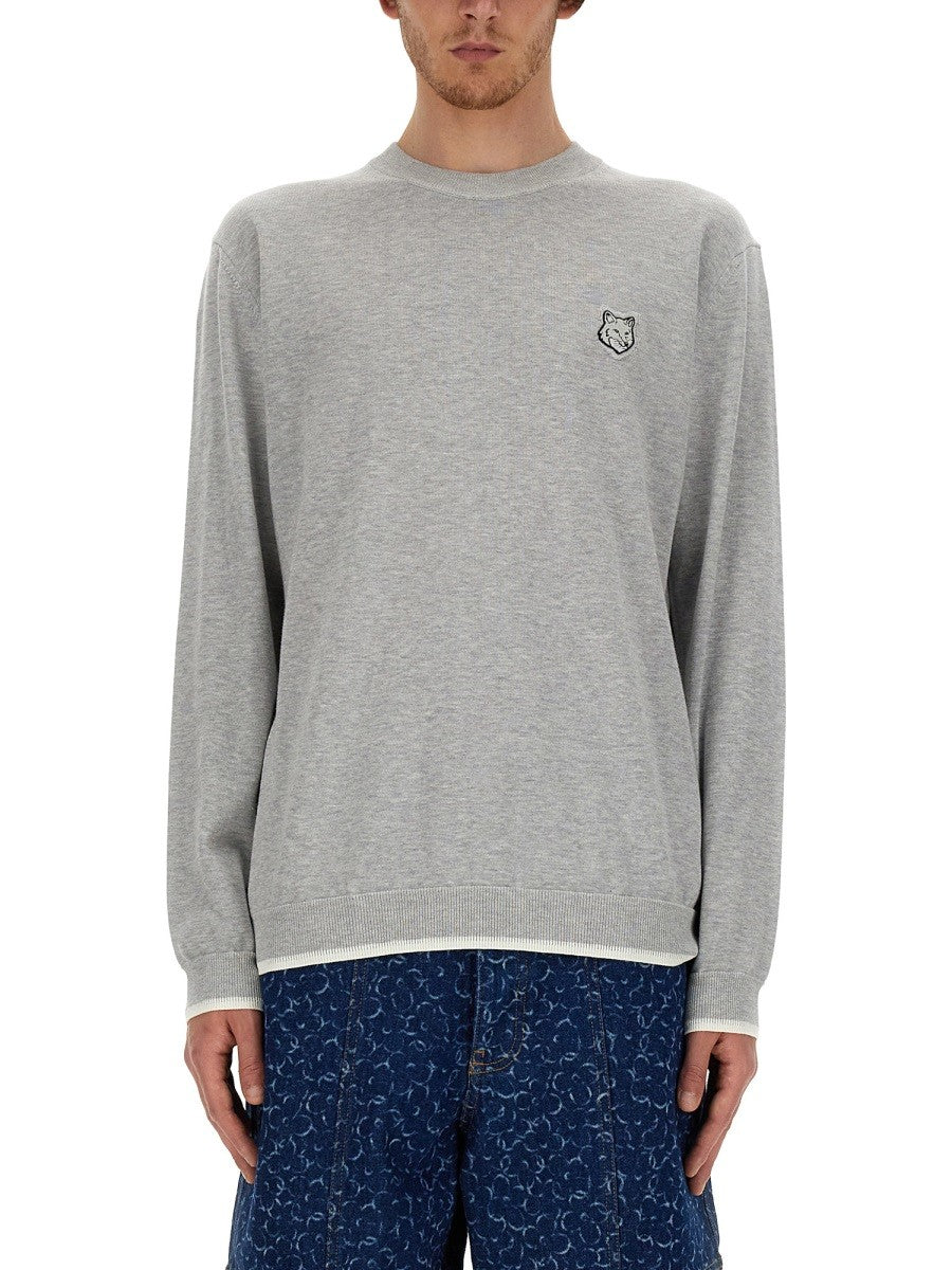 Maison Kitsune - Man - Grey - Sweater