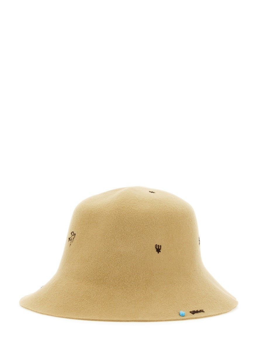 SUPERDUPER FEAT LORENZOJOVA - Man - Beige - Hat