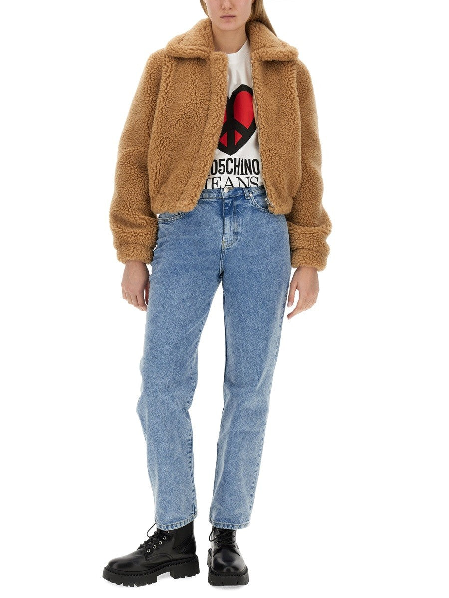 MOSCHINO JEANS - Woman - Beige - Coat