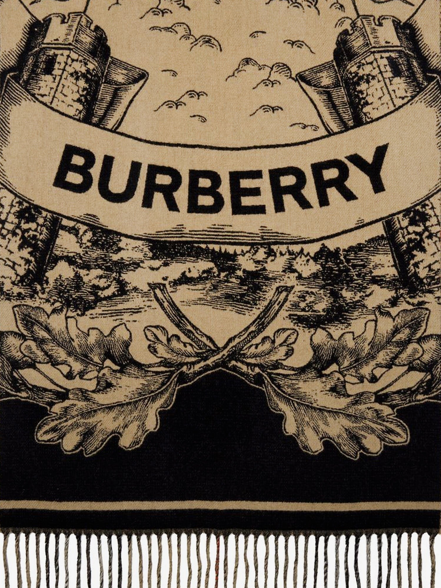 Burberry - Unisex - Beige - Scarf