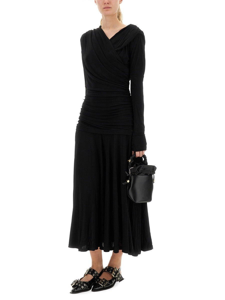 GANNI - Woman - Black - Dress
