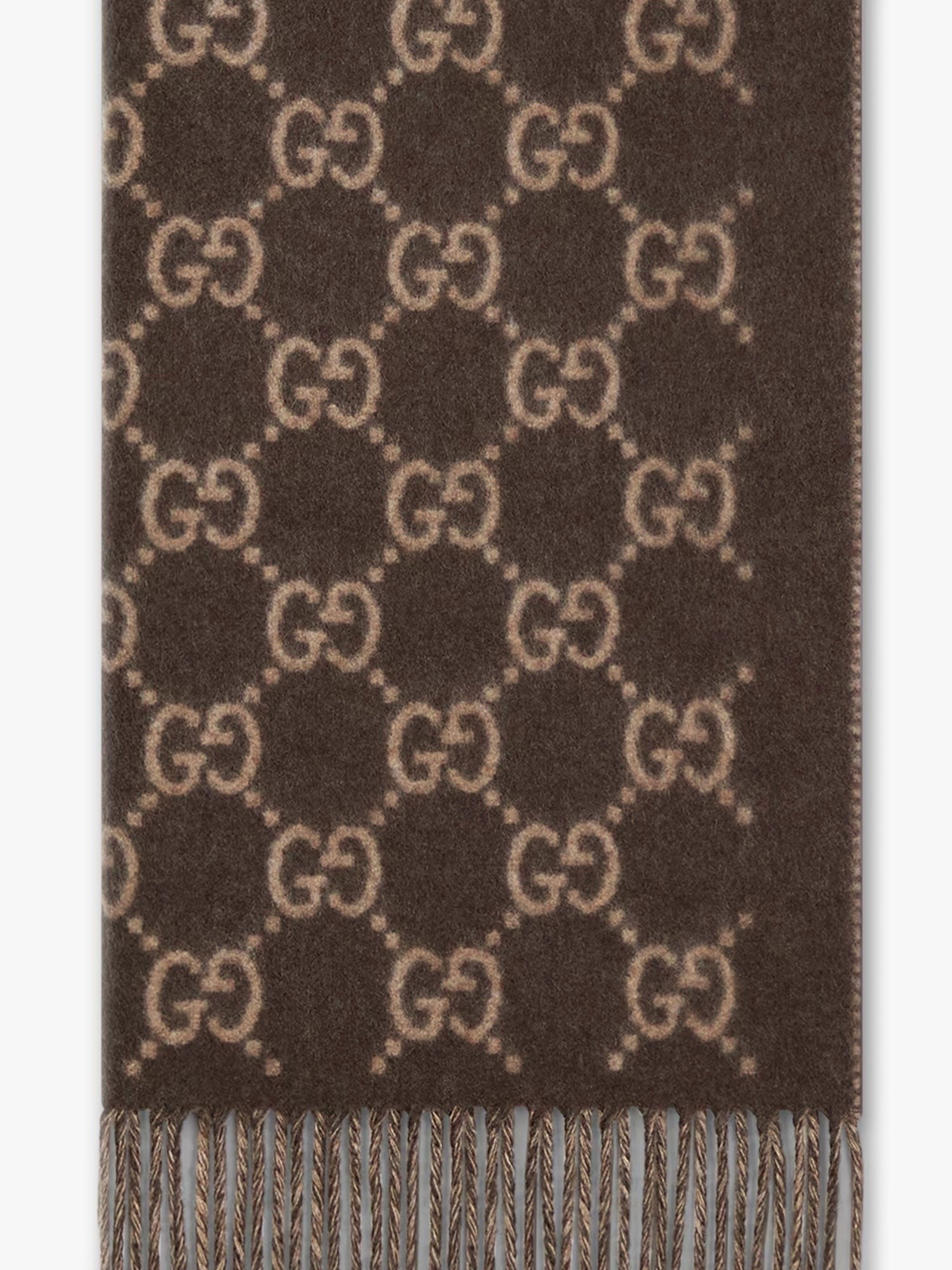 Gucci - Man - Brown Beige - Scarf