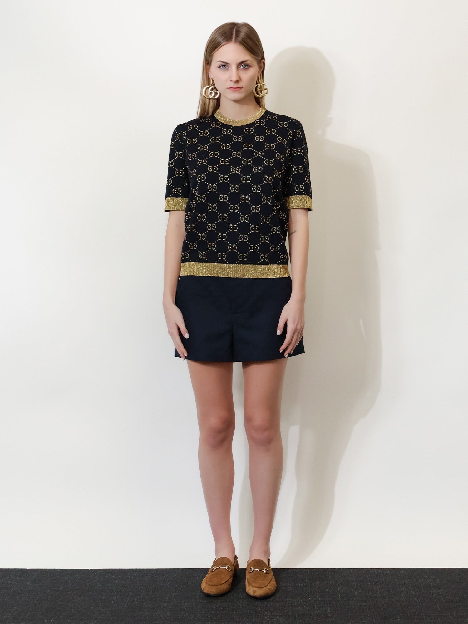 Gucci - Woman - Blue - Knit Sweater