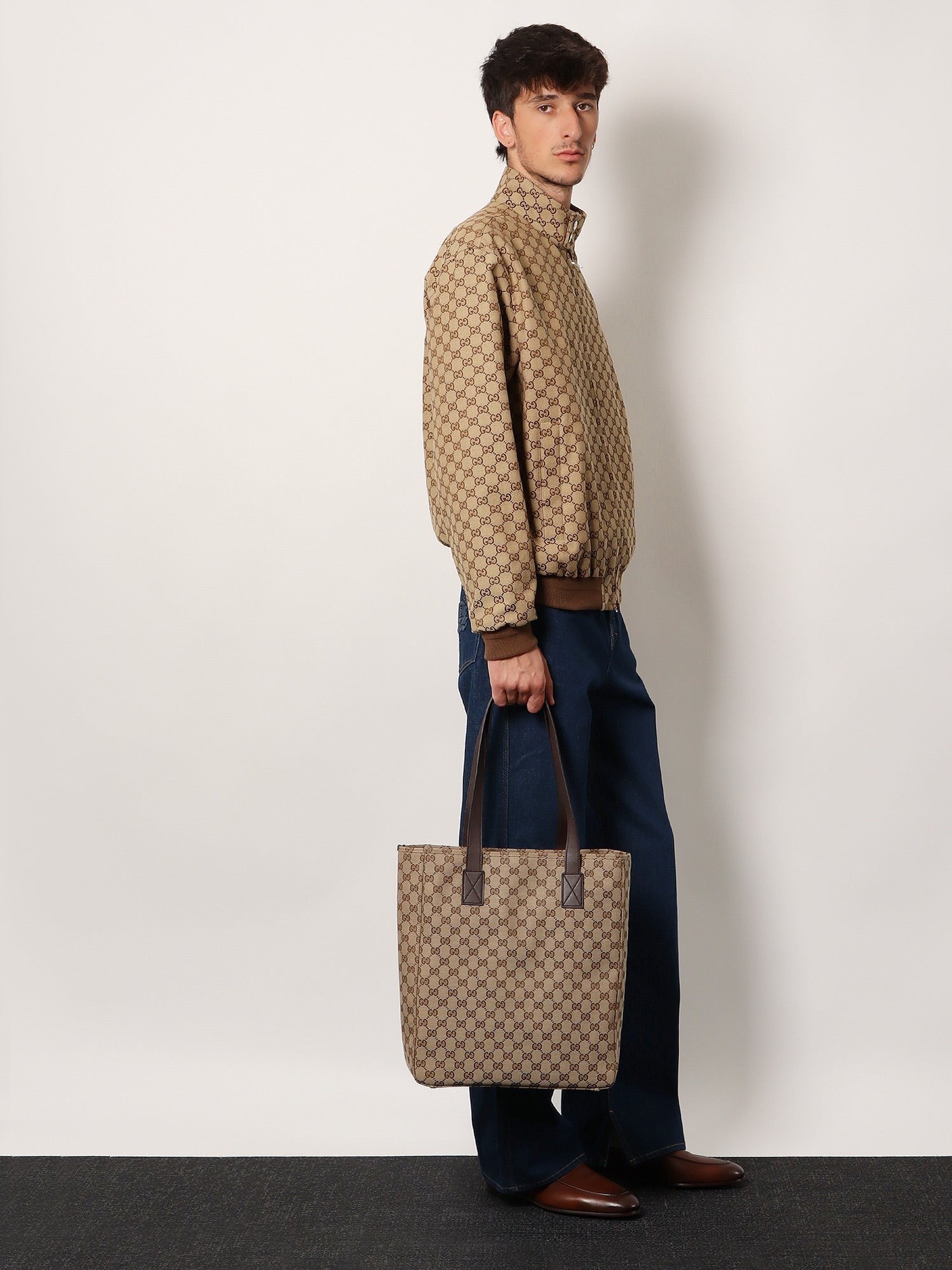 Gucci - Man - B.Ebony/Cocoa/Vrv - Shopping Bag