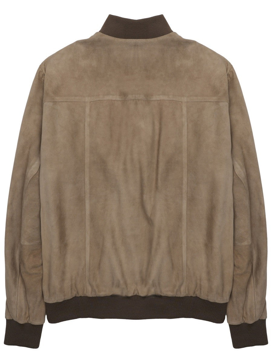LOW BRAND - Man - Beige - Leather Jacket