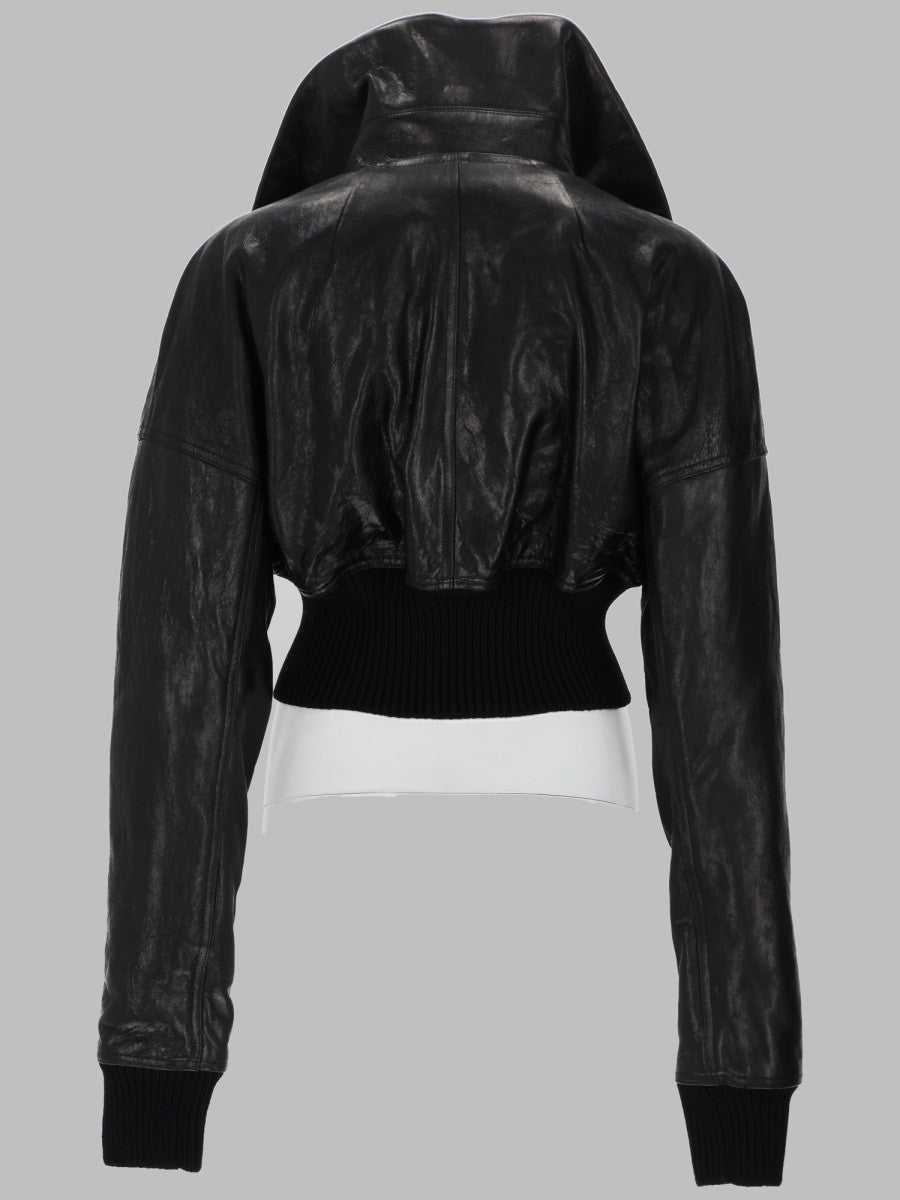 RICK OWENS - Woman - Black - Leather Jacket