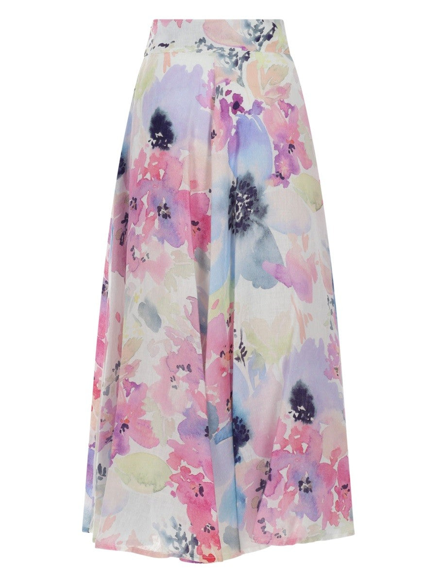120% LINO - Woman - Multicolor - Skirt