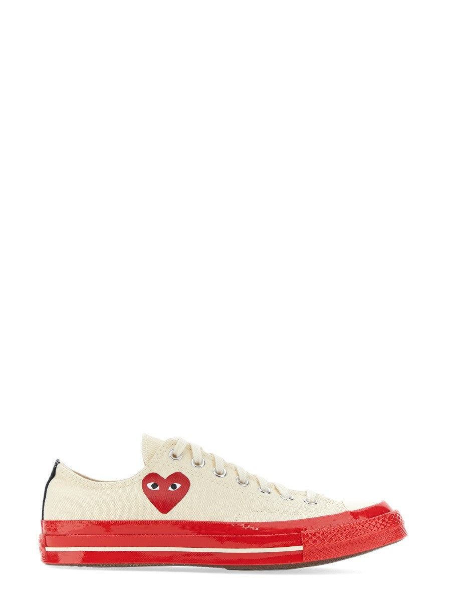 COMME DES GARCONS PLAY CONVERSE - Man - White - Sneaker