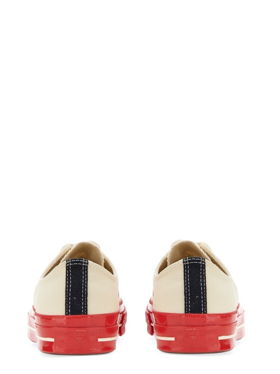 COMME DES GARCONS PLAY CONVERSE - Man - White - Sneaker