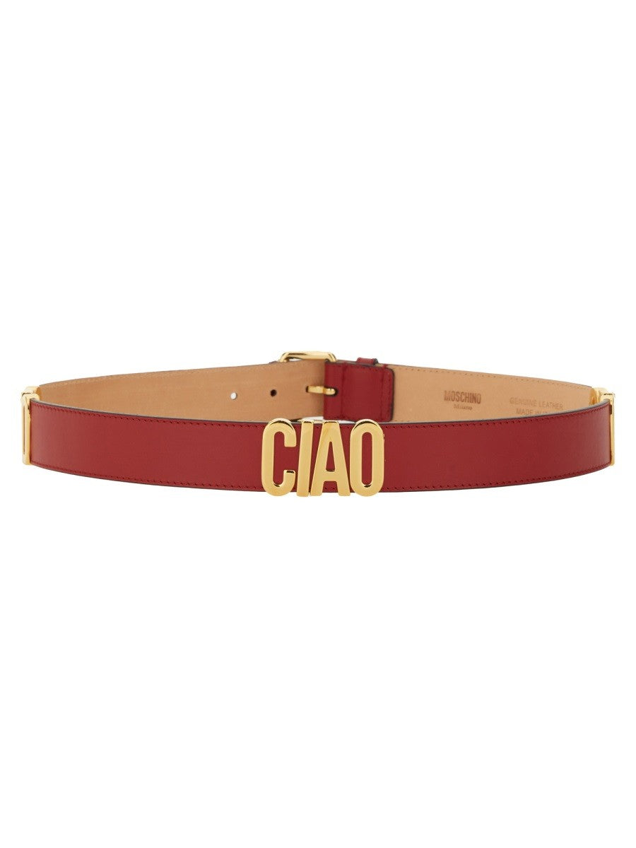 Moschino - Woman - Red - Belt