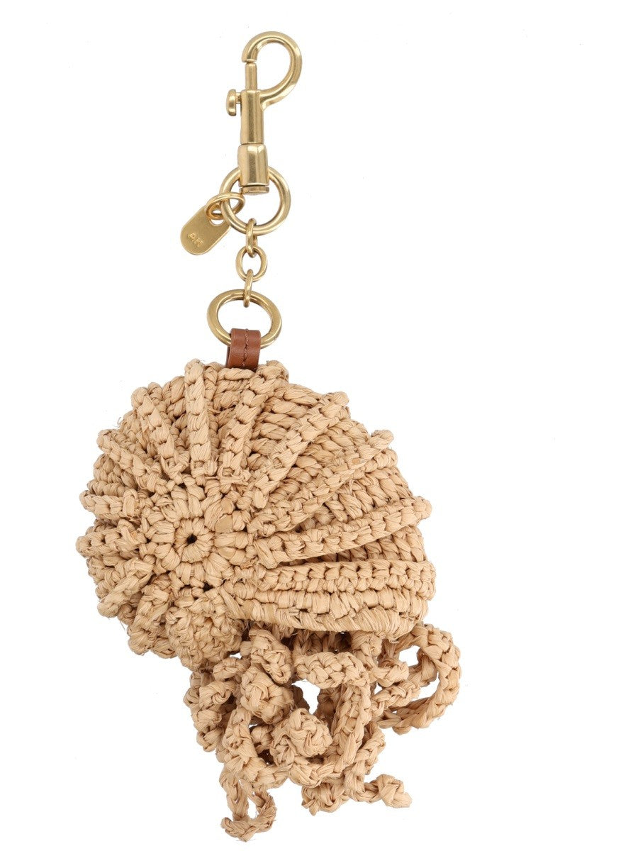 ANYA HINDMARCH - Woman - Beige - Key Holder