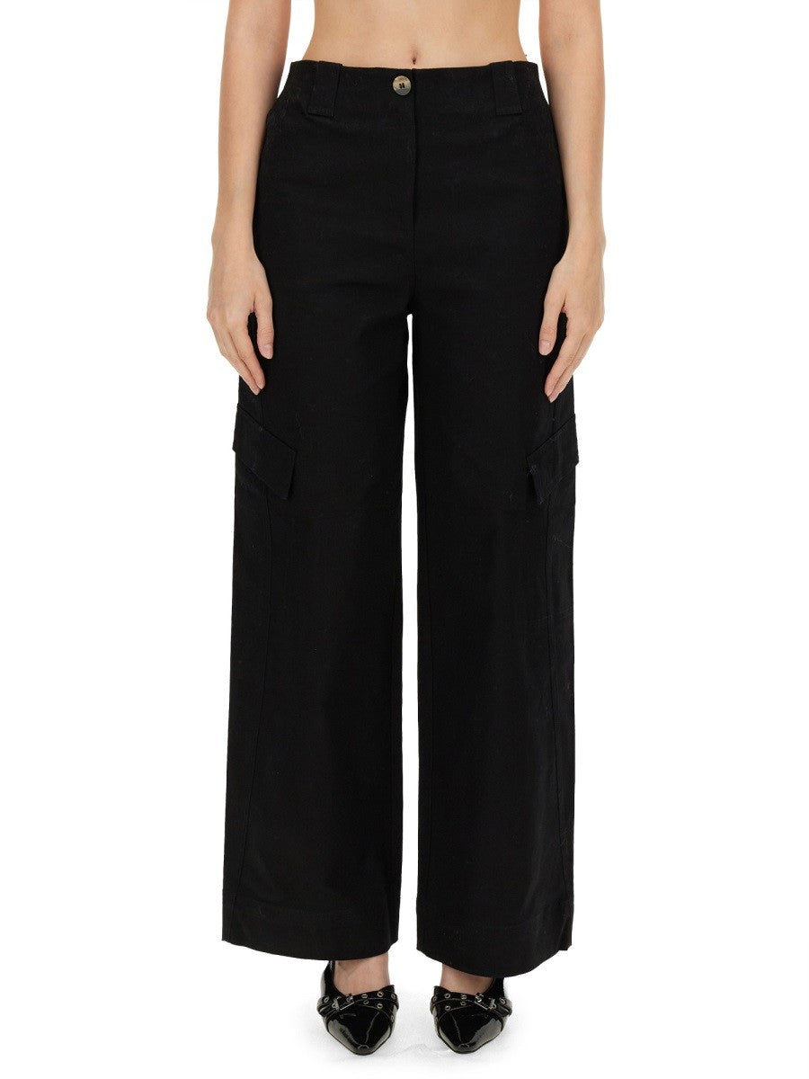 GANNI - Woman - Black - Pants