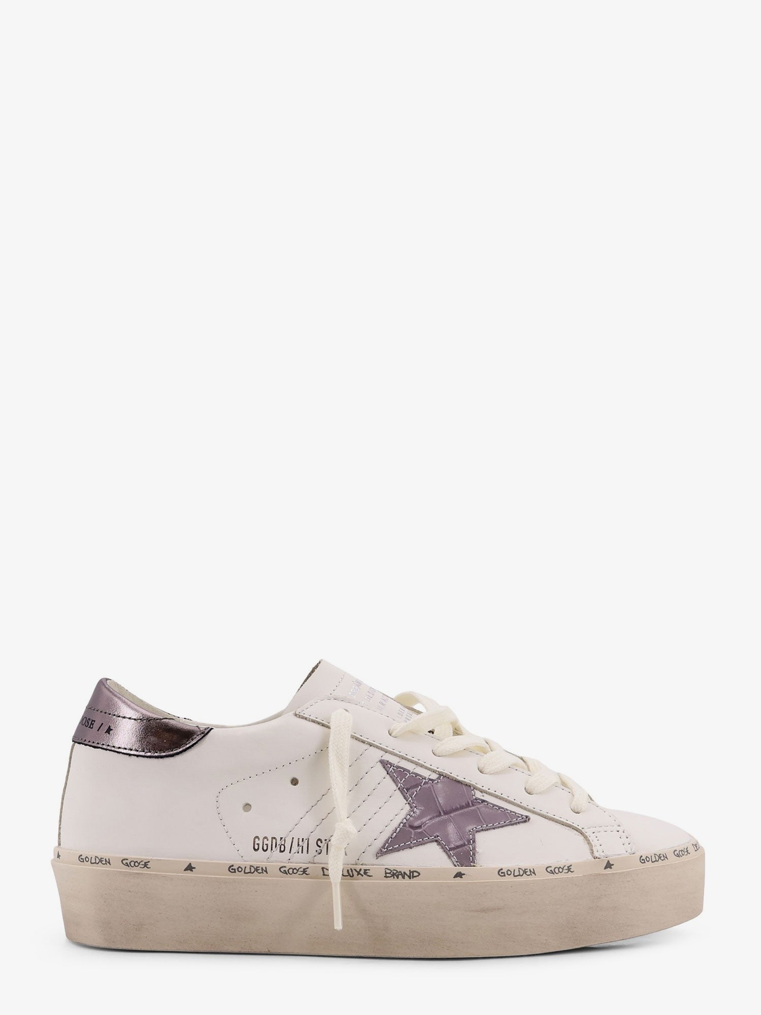 Golden Goose Deluxe Brand - Woman - White Grey Lilac - Sneaker