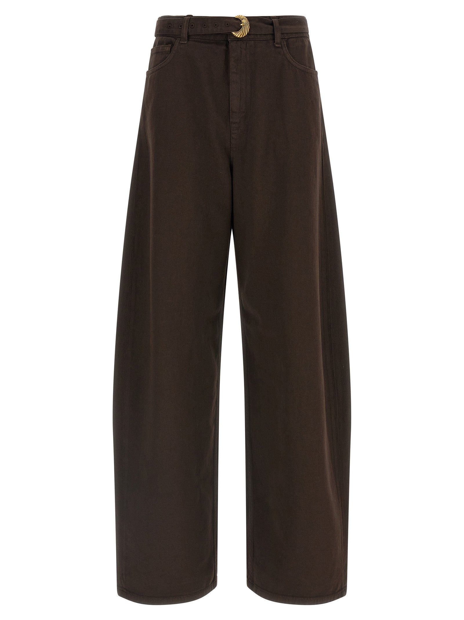 TWIN SET - nan - Brown - Jeans