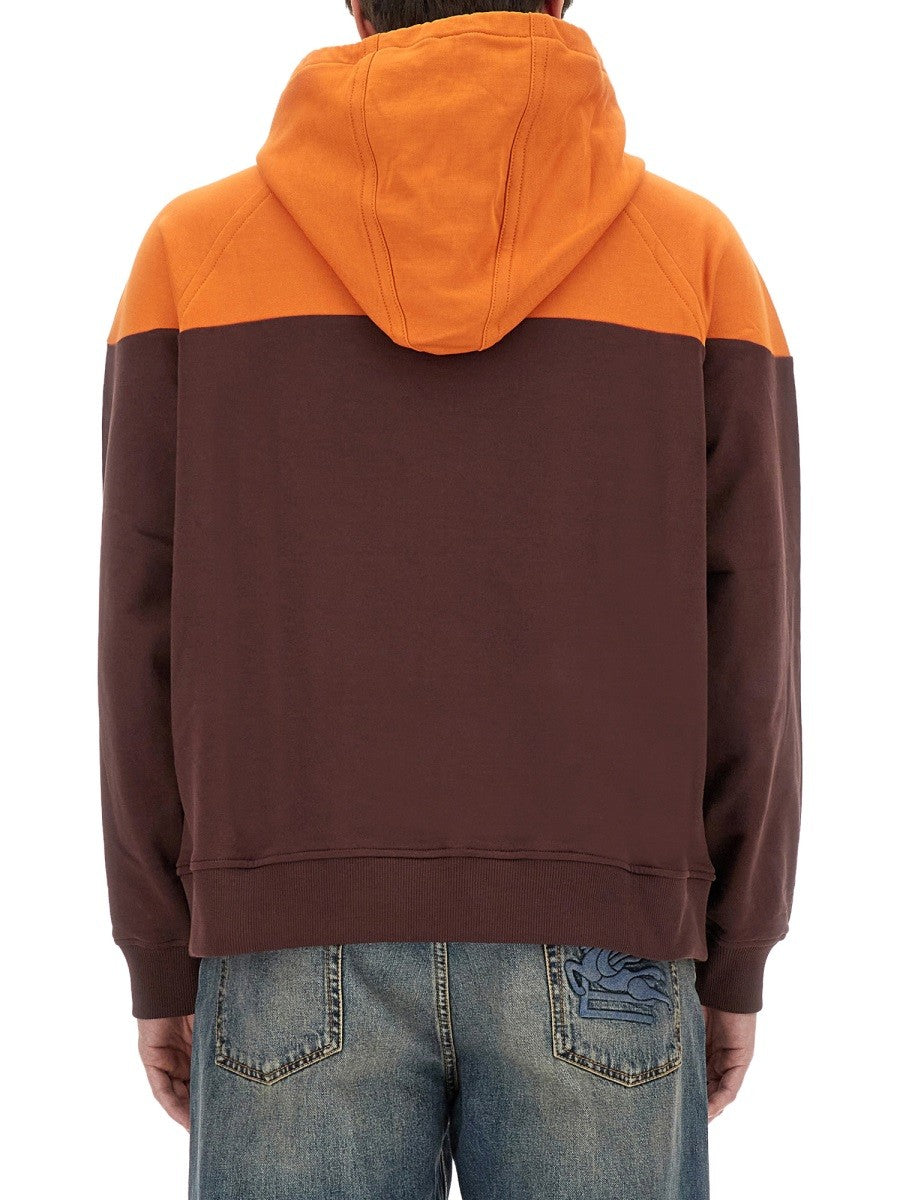 Etro - Man - Orange - Sweatshirt