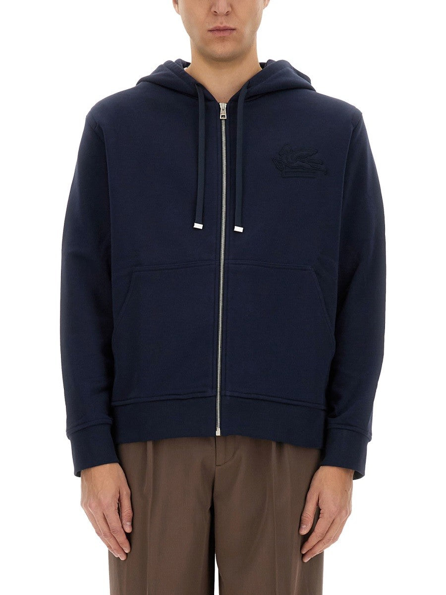Etro - Man - Blue - Sweatshirt