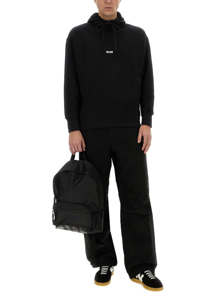 msgm - Man - Black - Sweatshirt