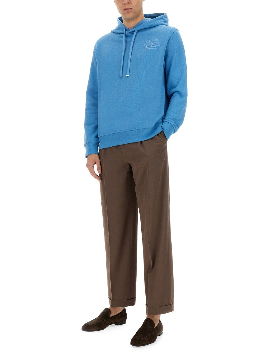 Etro - Man - Blue - Sweatshirt