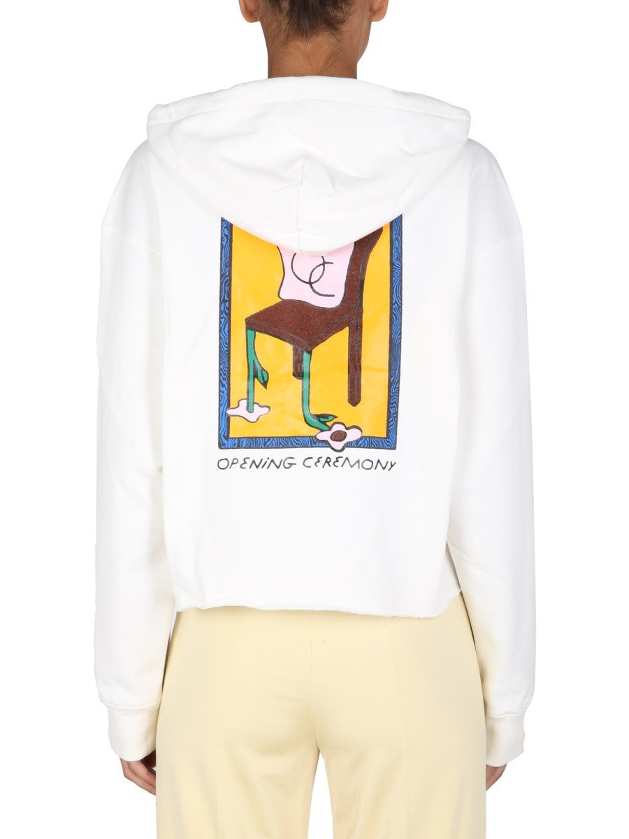 OPENING CEREMONY - Woman - White - Sweatshirt
