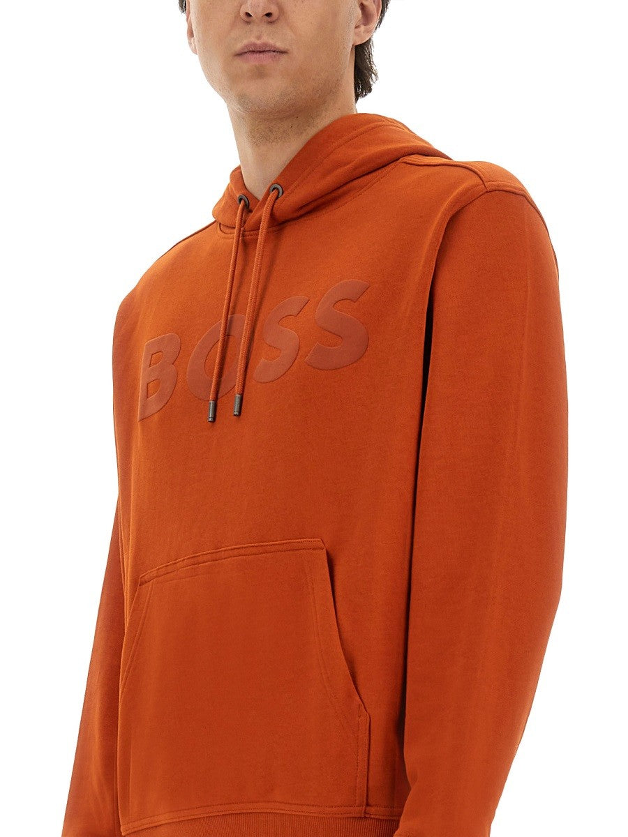 Boss - Man - Orange - Sweatshirt