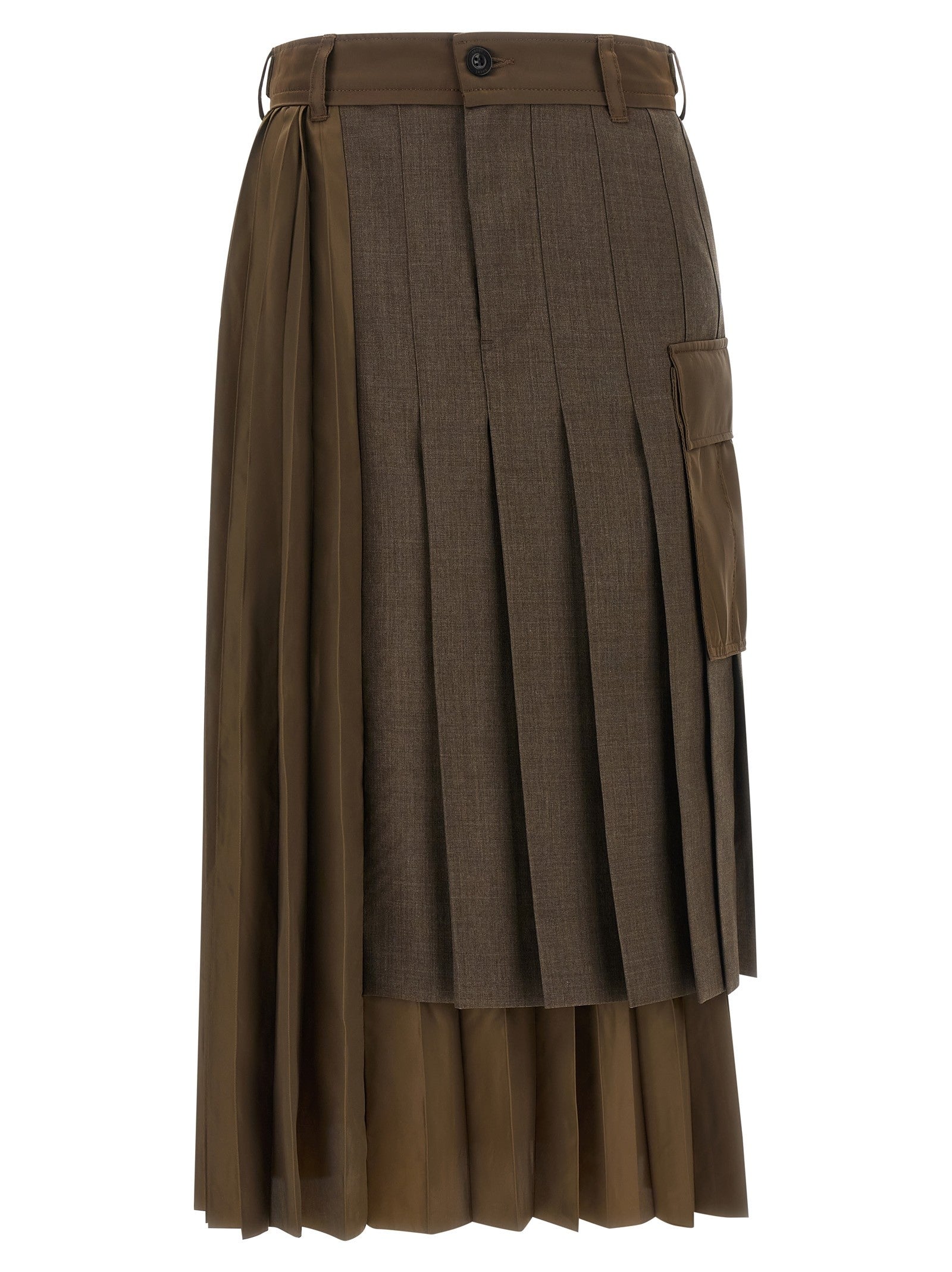 SACAI - nan - Brown - Skirt
