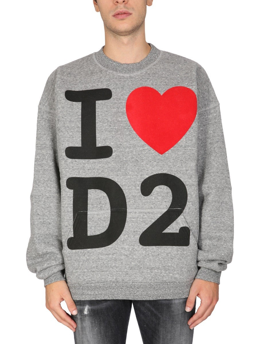 Dsquared - Man - Grey - Sweatshirt
