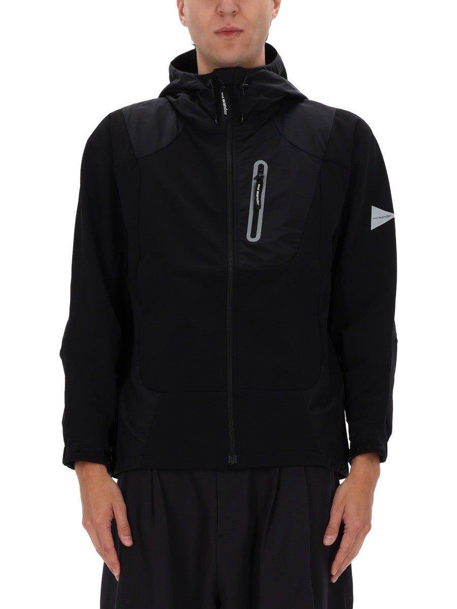 AND WANDER - Man - Black - Jacket