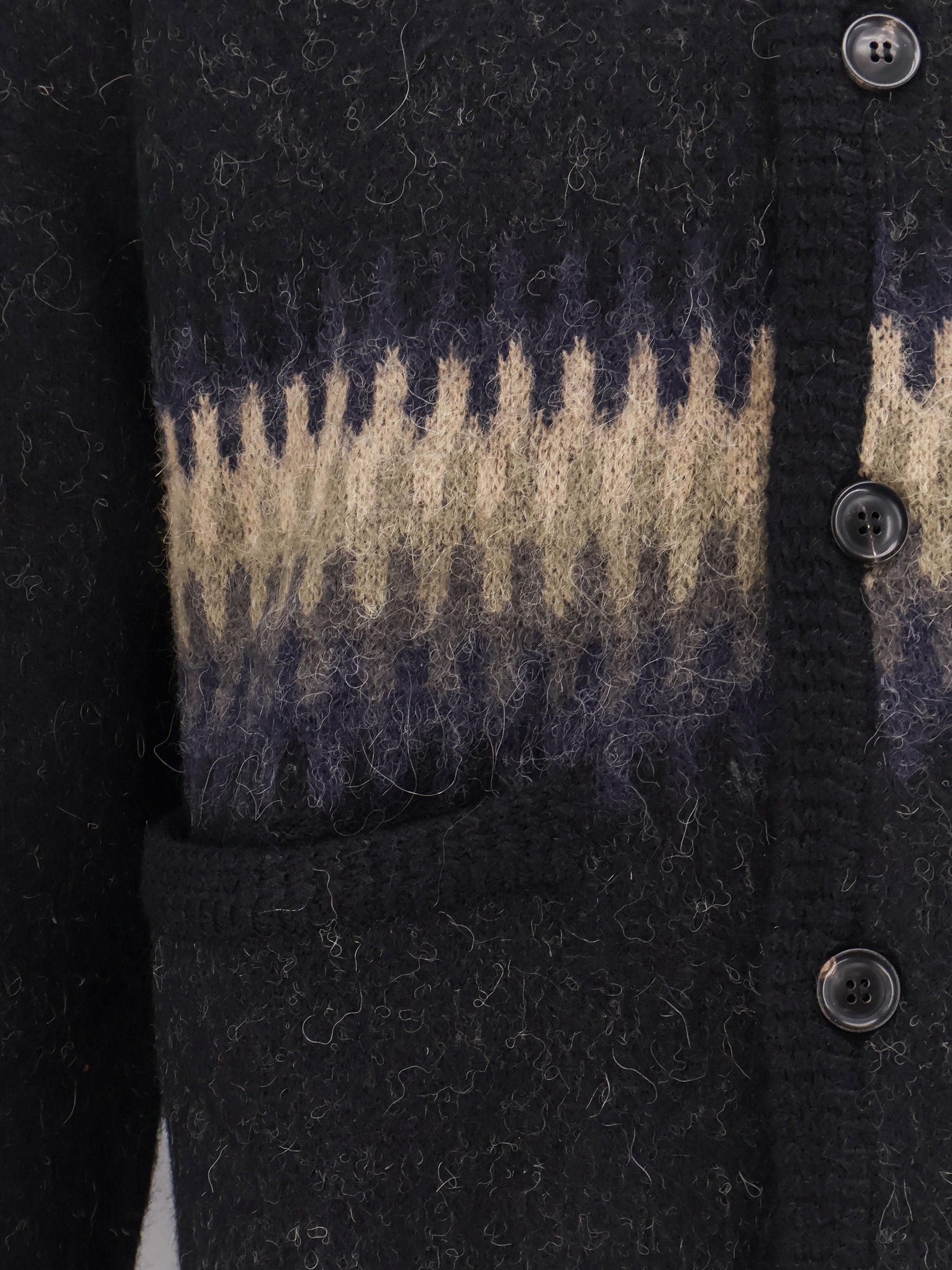 TONYWACK - Unisex - Pale Black - Cardigan