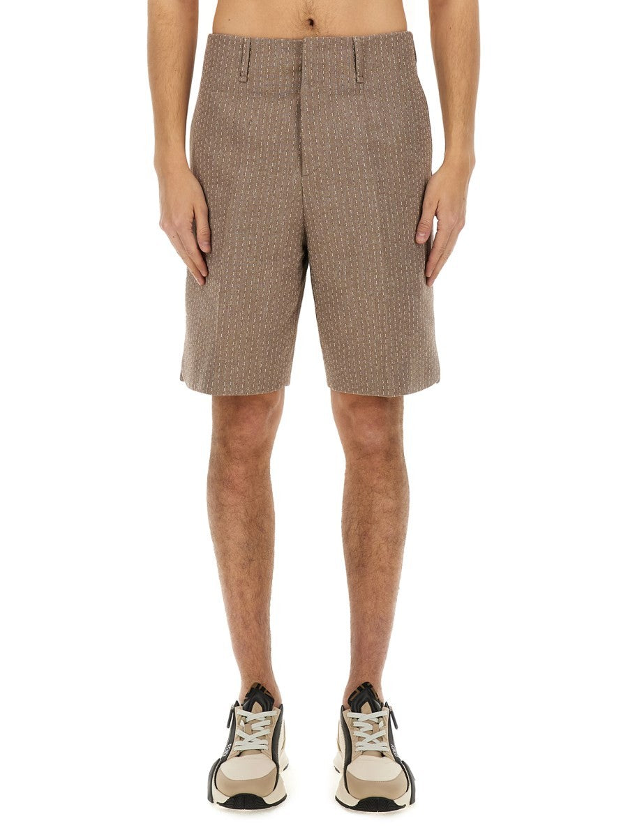 Fendi - Man - Beige - Shorts