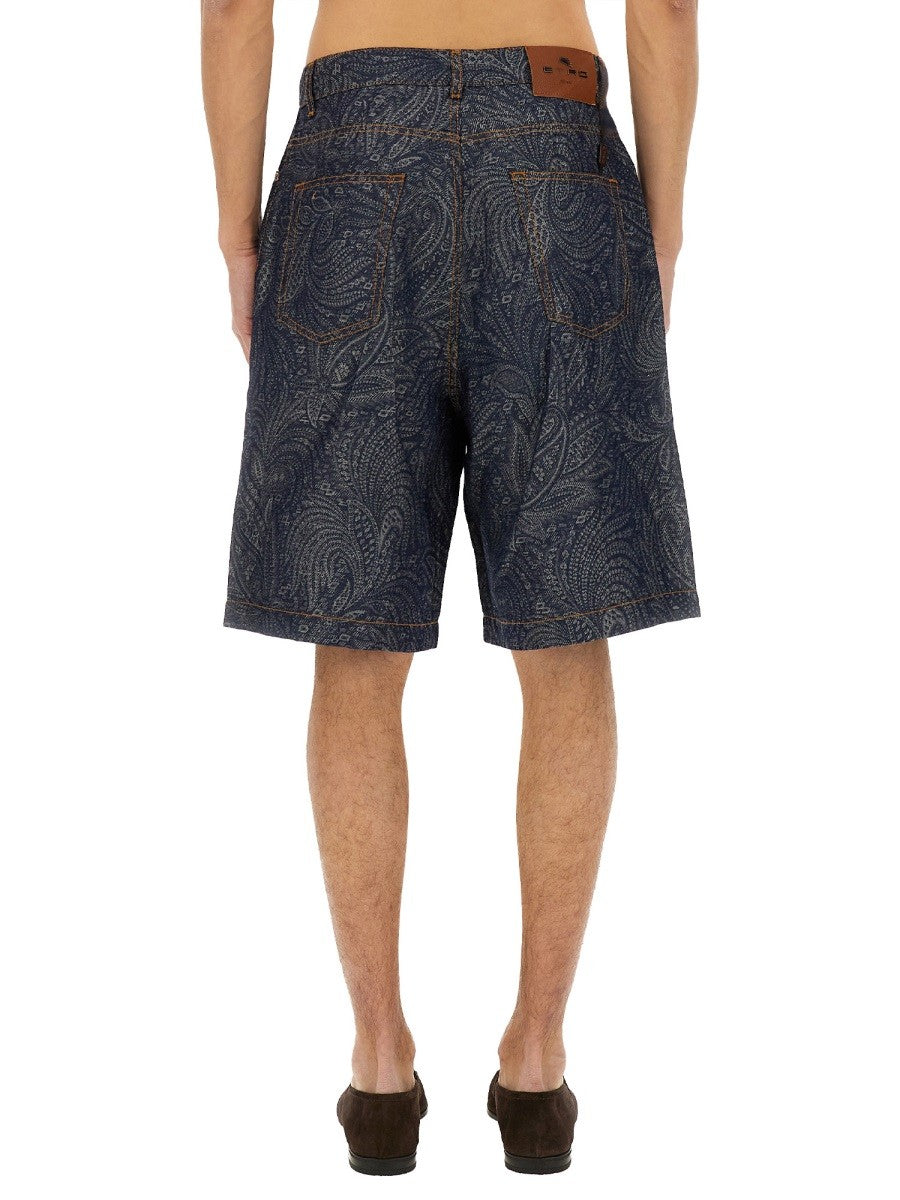Etro - Man - Blue - Shorts