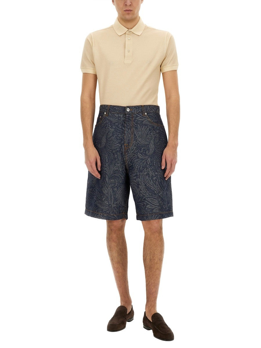 Etro - Man - Blue - Shorts