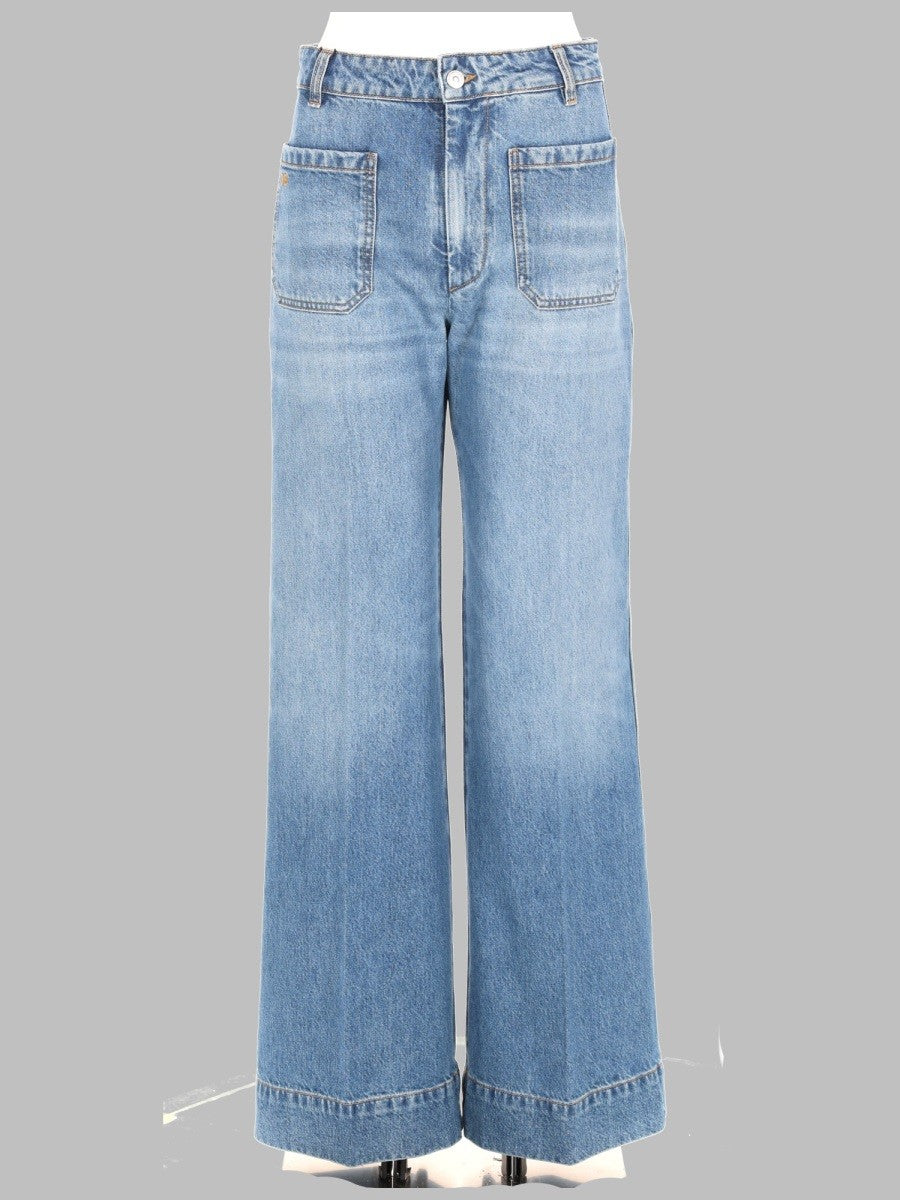 Victoria Beckham - Woman - Blue - Jeans