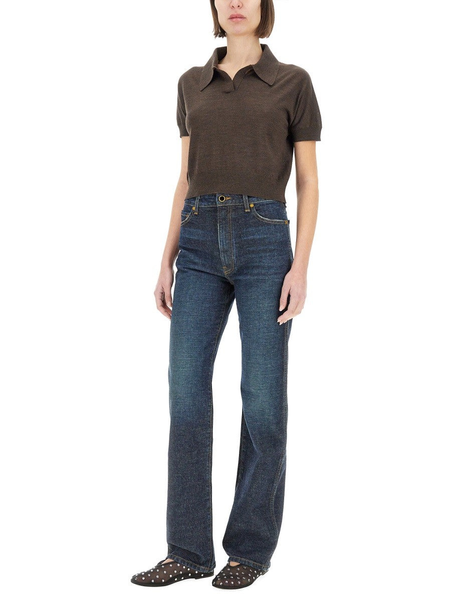 KHAITE - Woman - Blue - Jeans