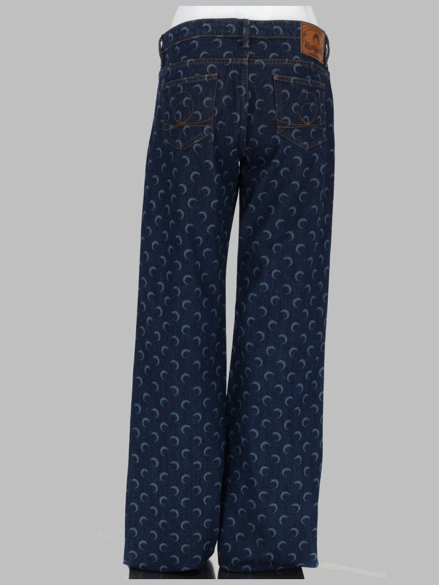 MARINE SERRE - Woman - Blue - Jeans