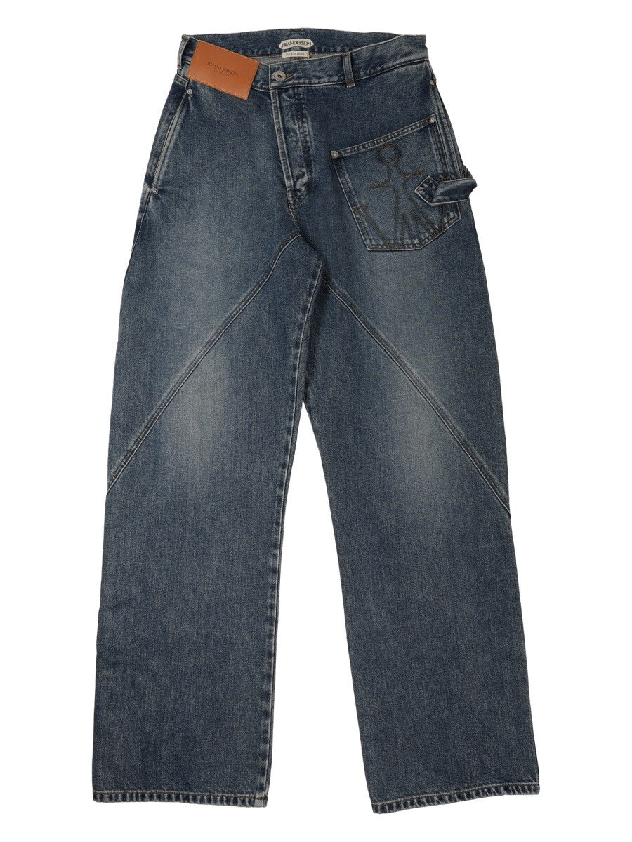 jw anderson - Man - Blue - Jeans
