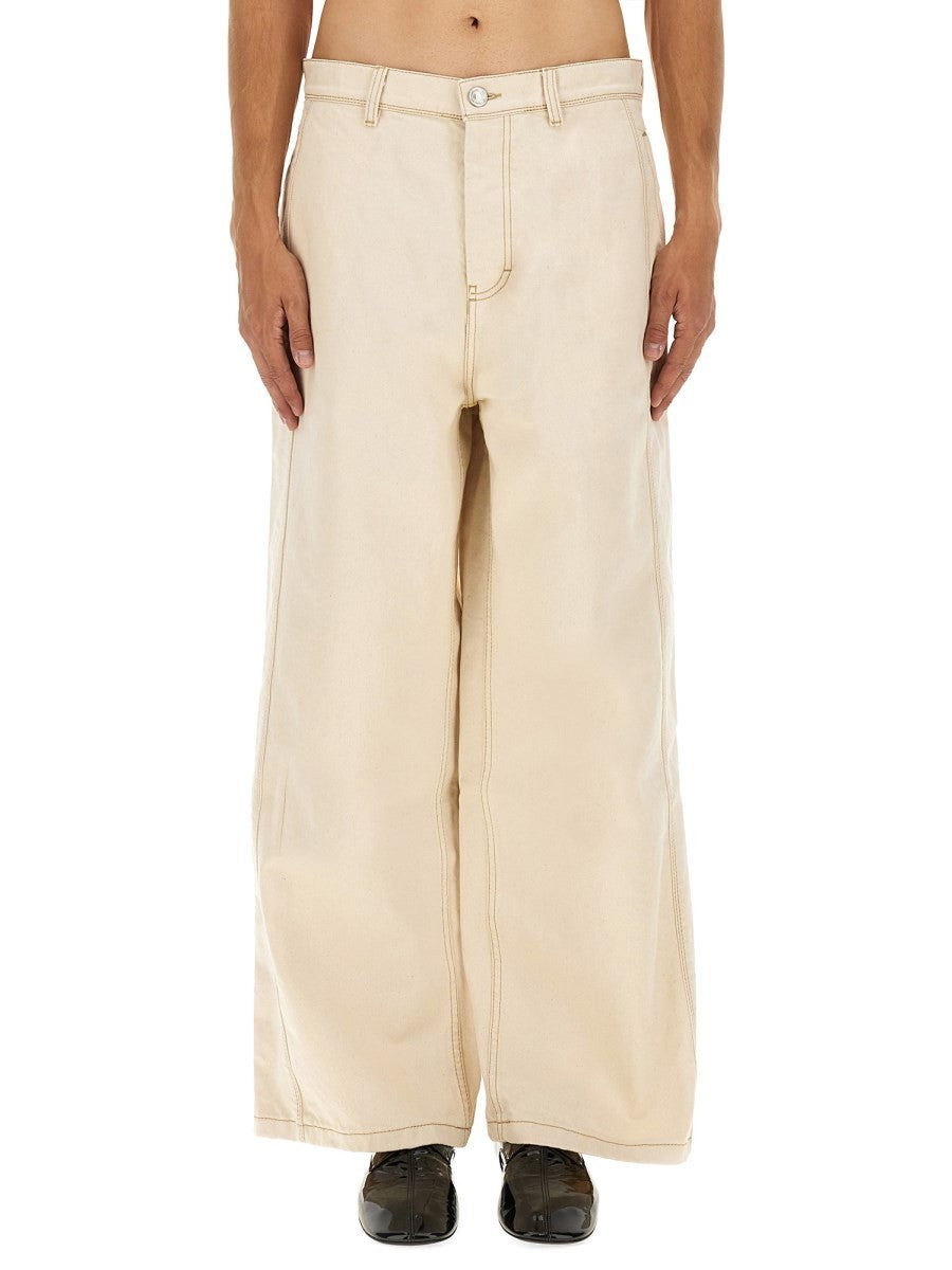 AMI PARIS - Man - Beige - Jeans