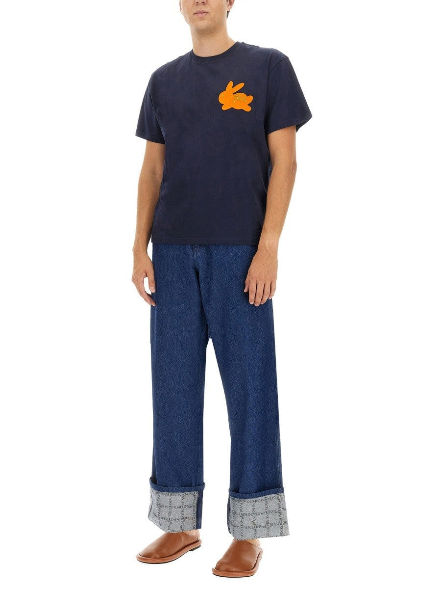 jw anderson - Man - Blue - Jeans